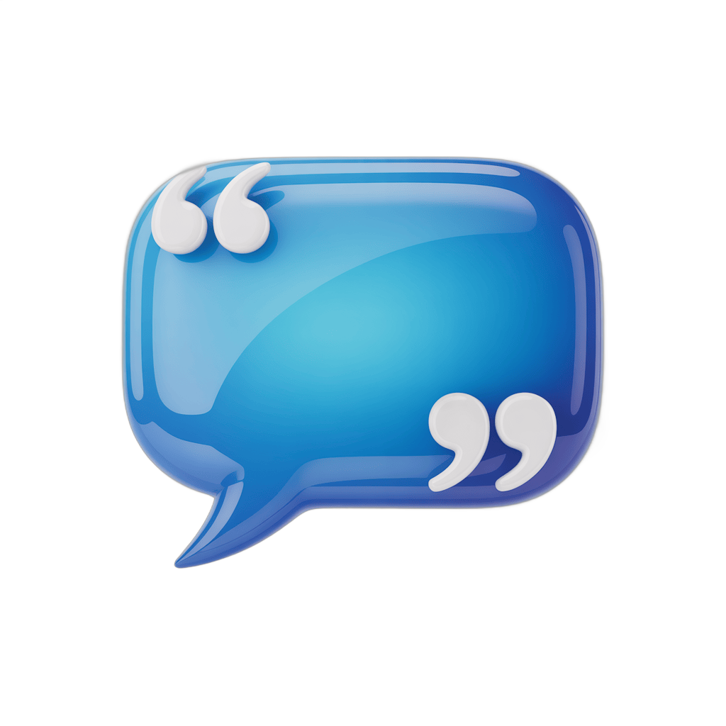 3d cartoon speech bubble graphic element for presentations and social media designs PNG - transparent background