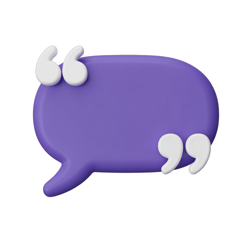 3d cartoon speech bubble graphic element for presentations and social media content PNG - transparent background