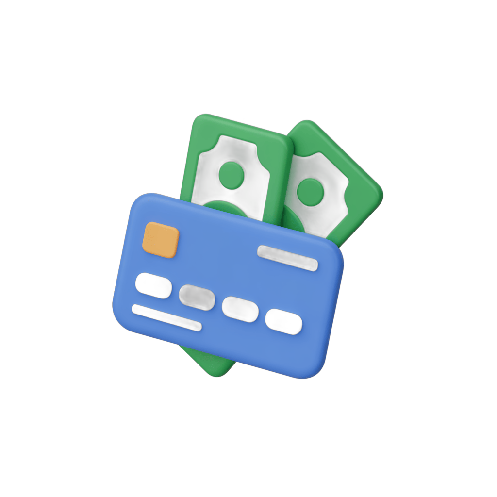 Isolated clipart of credit card and mobile payment app icons for financial apps and ecommerce websites PNG - transparent background