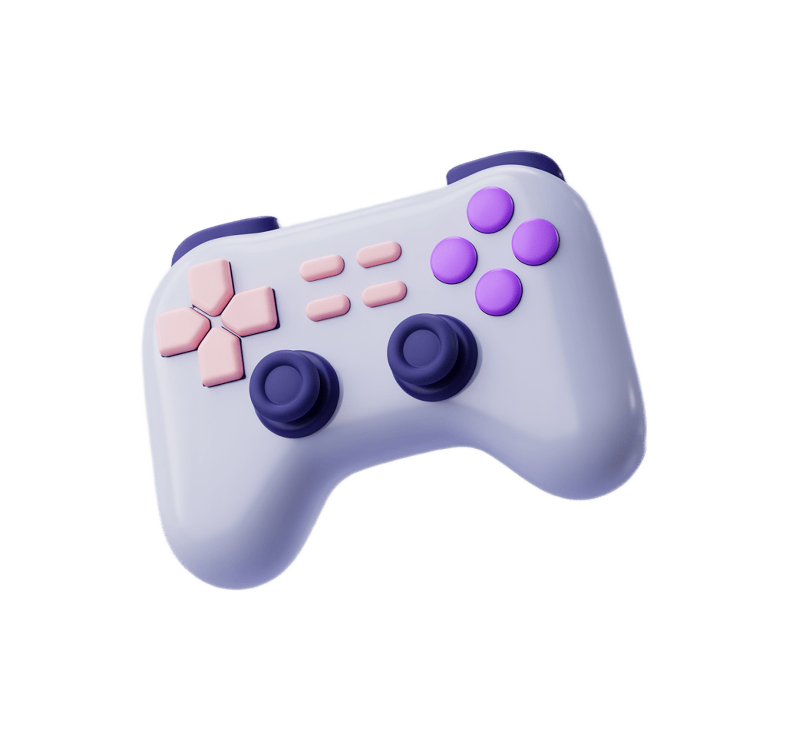 Isolated transparent clipart game controller for digital illustrations and presentations PNG - transparent background