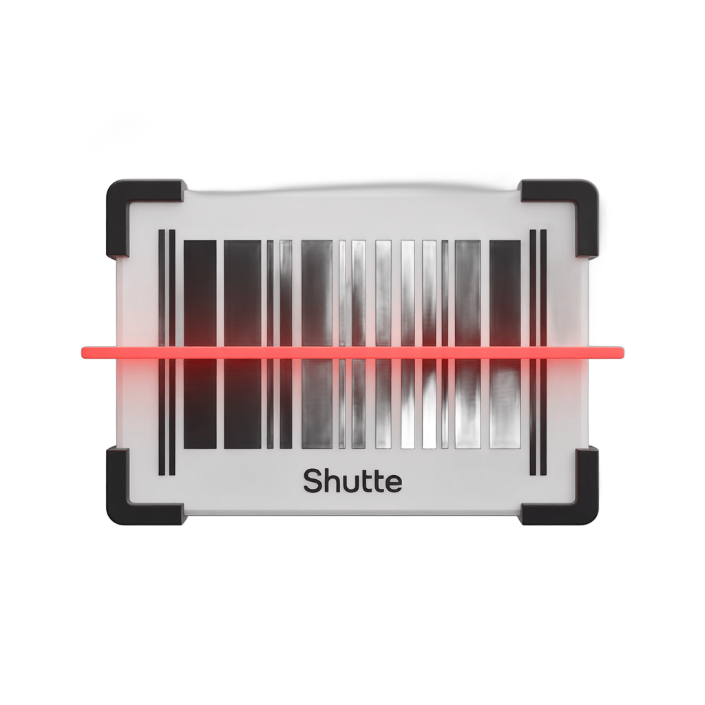 Isolated transparent clipart of modern shutter speed control with red laser alignment PNG - transparent background