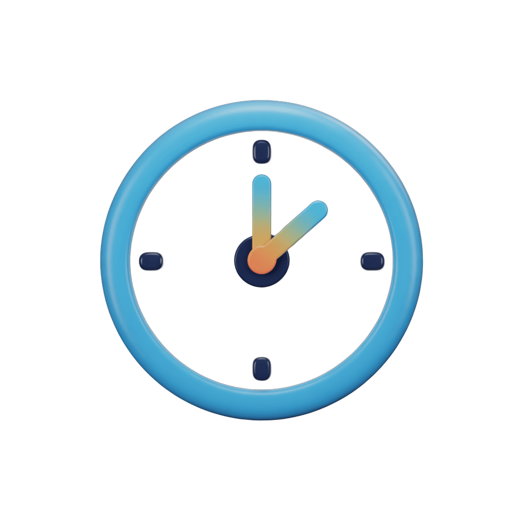 Modern digital clock graphic element with transparent background for presentations and designs PNG - transparent background