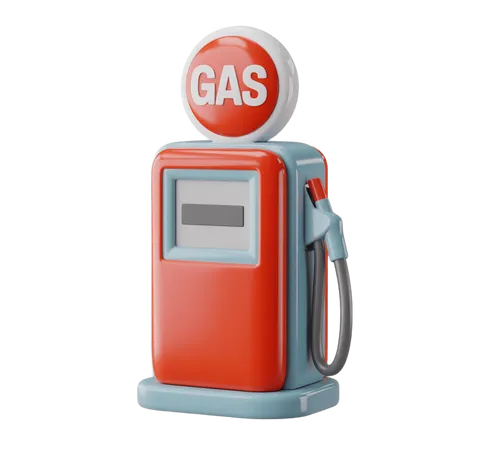 3d gas station pump icon for automotive energy transportation and fueling illustrations PNG