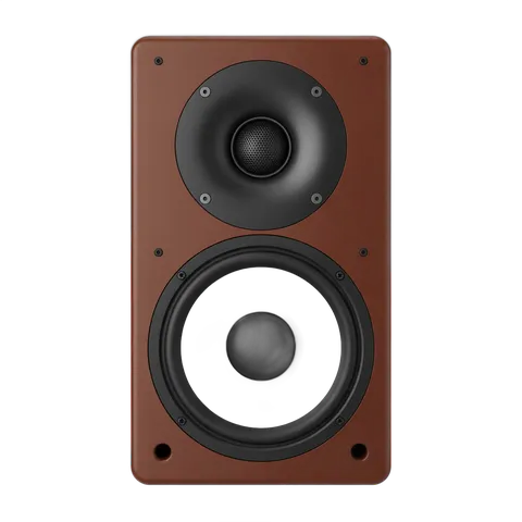 Isolated brown speaker graphic element for audio visual presentations and marketing designs PNG