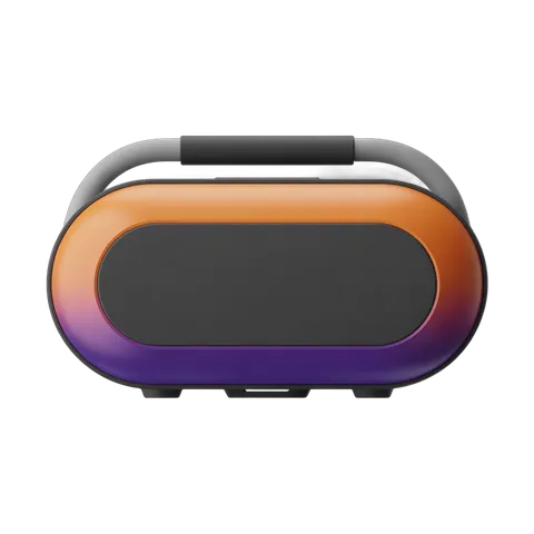 Modern portable bluetooth speaker clipart for mobile devices and travel presentations PNG