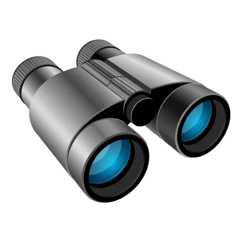Professional binoculars for outdoor exploration and wildlife observation PNG